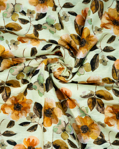 QL-DPDL-V2-13 Digitally Printed Dobby Lawn 2 Pcs