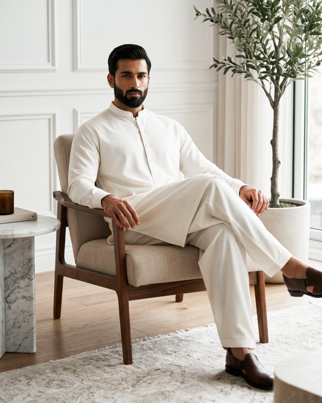 QL-WNWM-V1-02 Wash & Wear Shalwar Kameez
