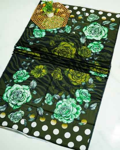 QL-DPDL-V1-2 Digitally Printed Dobby Lawn 3 Pcs