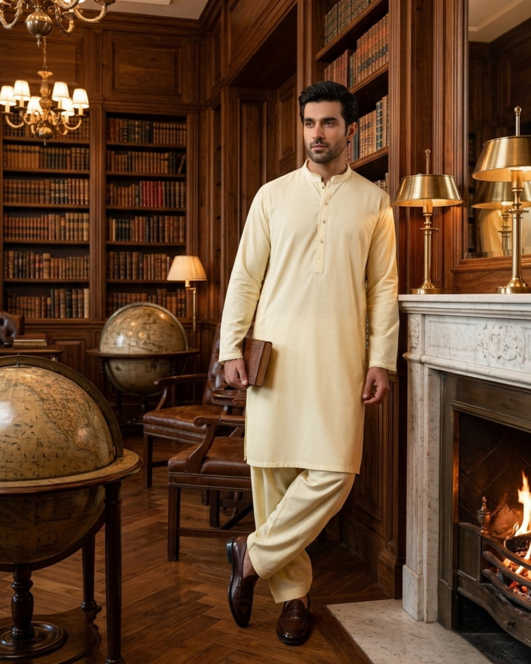 QL-WNWM-V1-04 Wash & Wear Shalwar Kameez