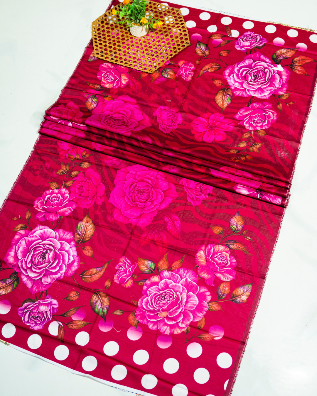 QL-DPDL-V1-3 Digitally Printed Dobby Lawn 3 Pcs