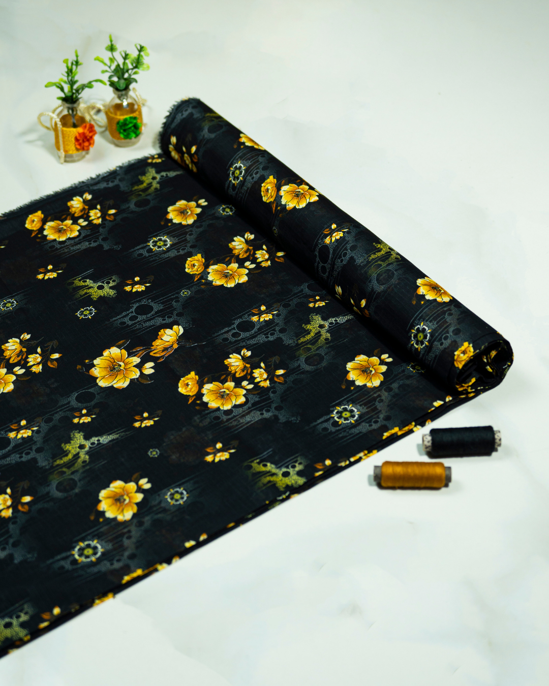 QL-DPDL-V1-09 Digitally Printed Dobby Lawn 2 Pcs