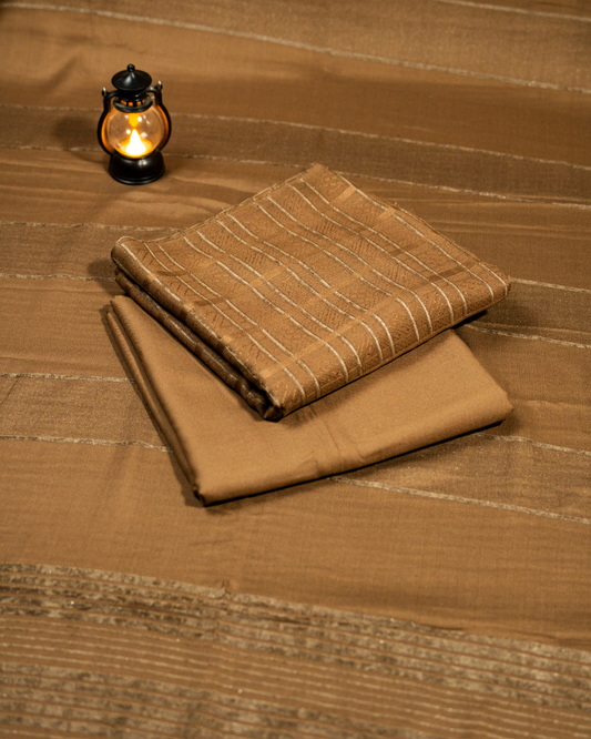 3 Piece - Self Dhanak Unstitched - QL-V1-01