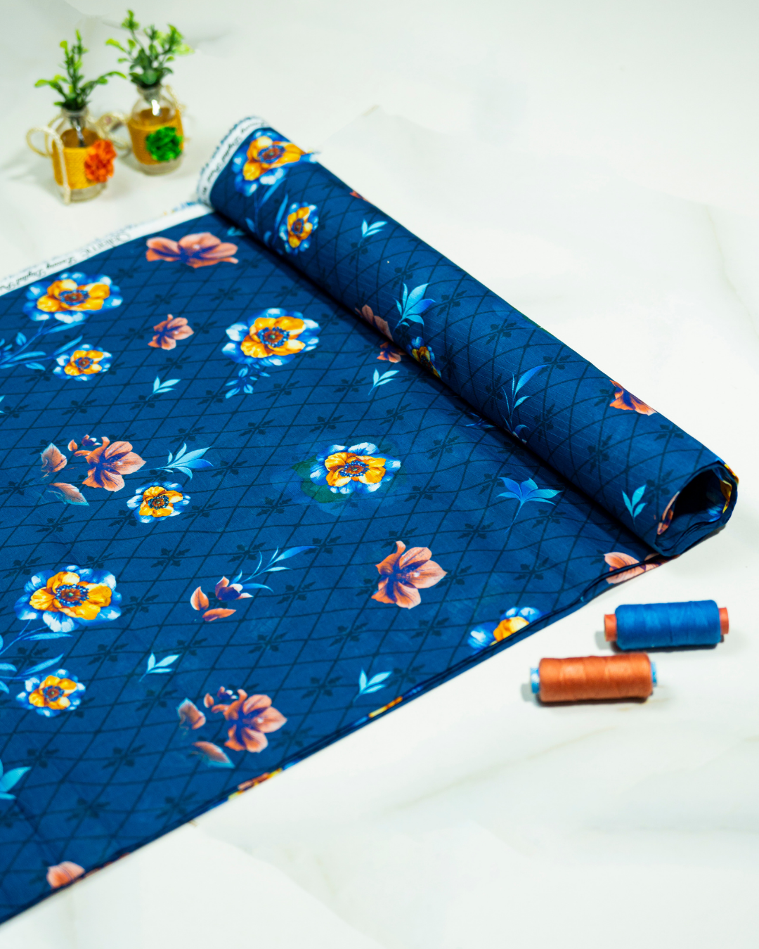 QL-DPDL-V1-10 Digitally Printed Dobby Lawn 2 Pcs