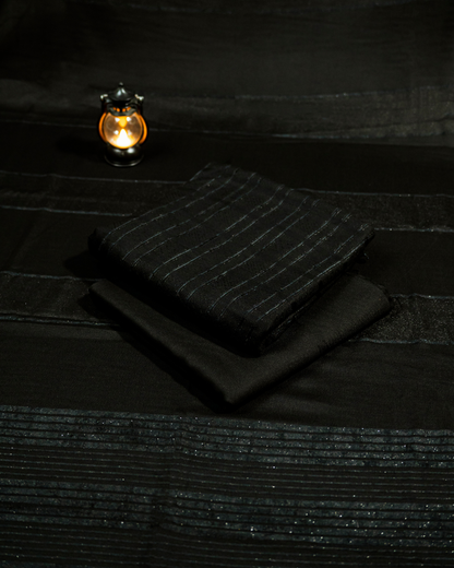 3 Piece - Self Dhanak Unstitched - QL-V1-03