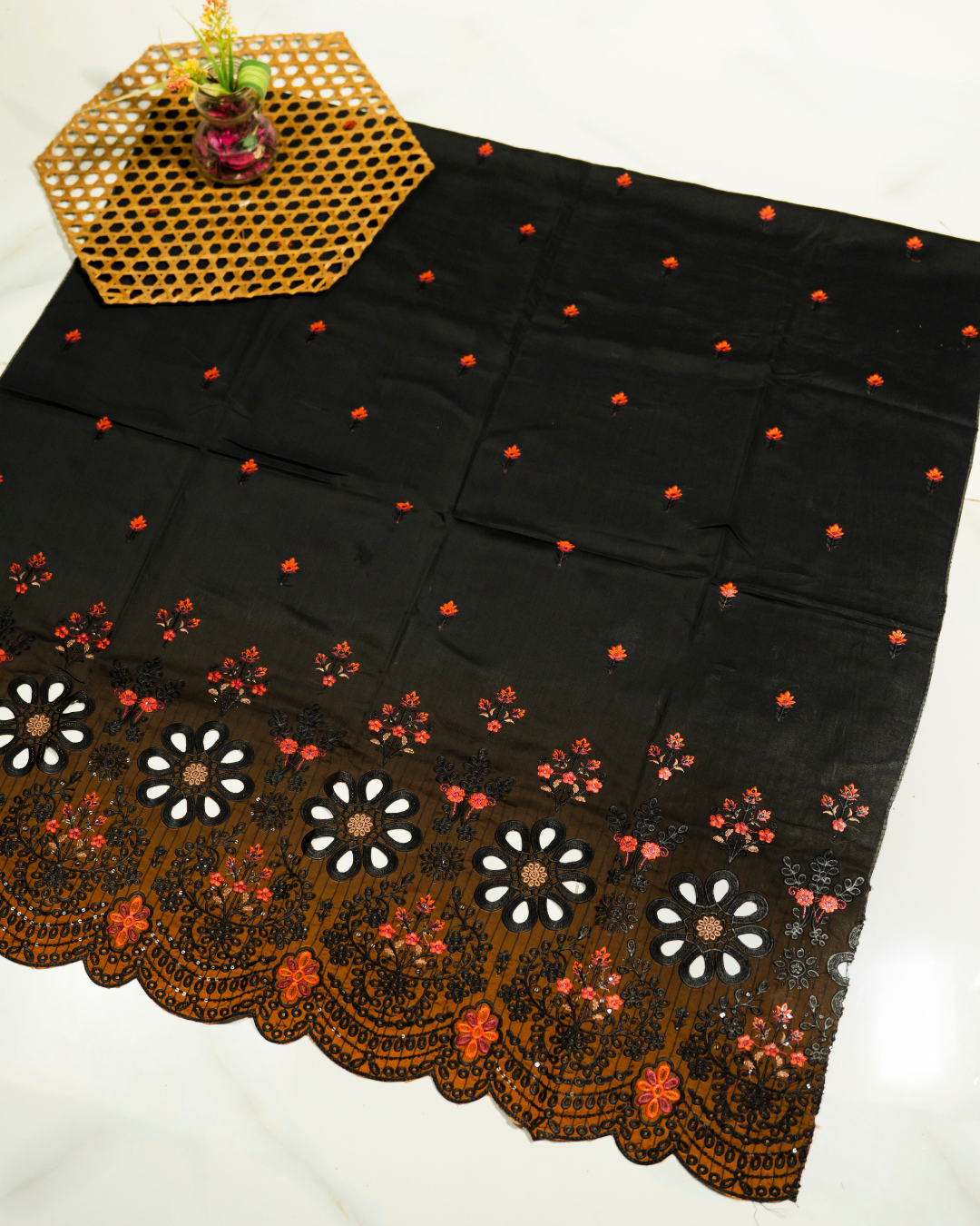 QL-EVU-V1-05 Embroidered Viscose 3Pcs