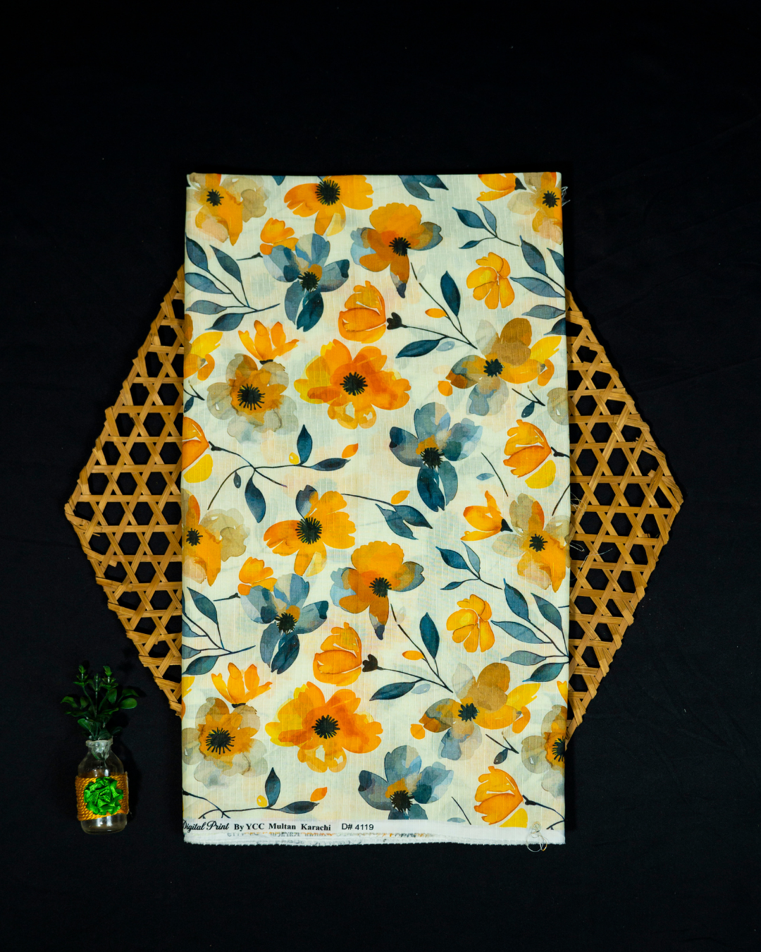 QL-DPDL-V1-12 Digitally Printed Dobby Lawn 2 Pcs