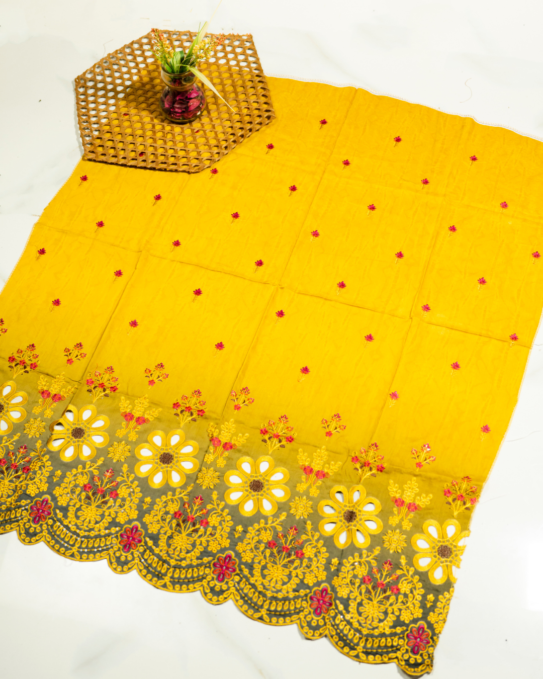 QL-EVU-V1-07 Embroidered Viscose 3Pcs
