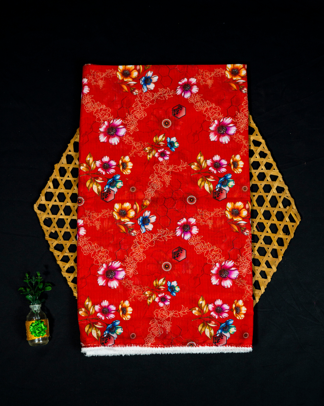 QL-DPDL-V1-14 Digitally Printed Dobby Lawn 2 Pcs