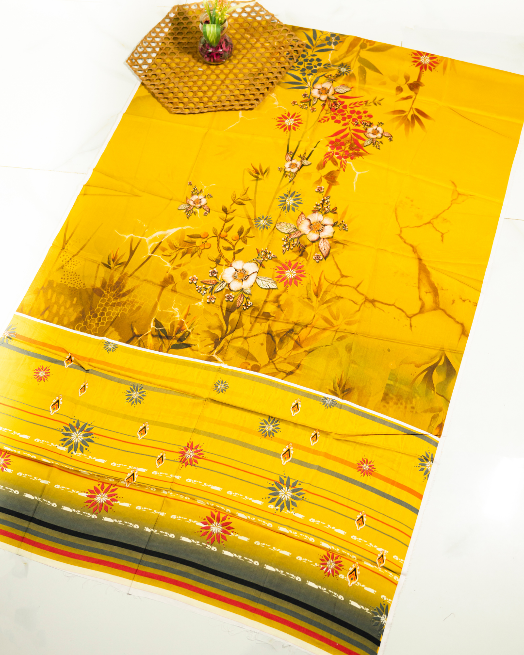 QL-EVU-V1-07 Embroidered Viscose 3Pcs