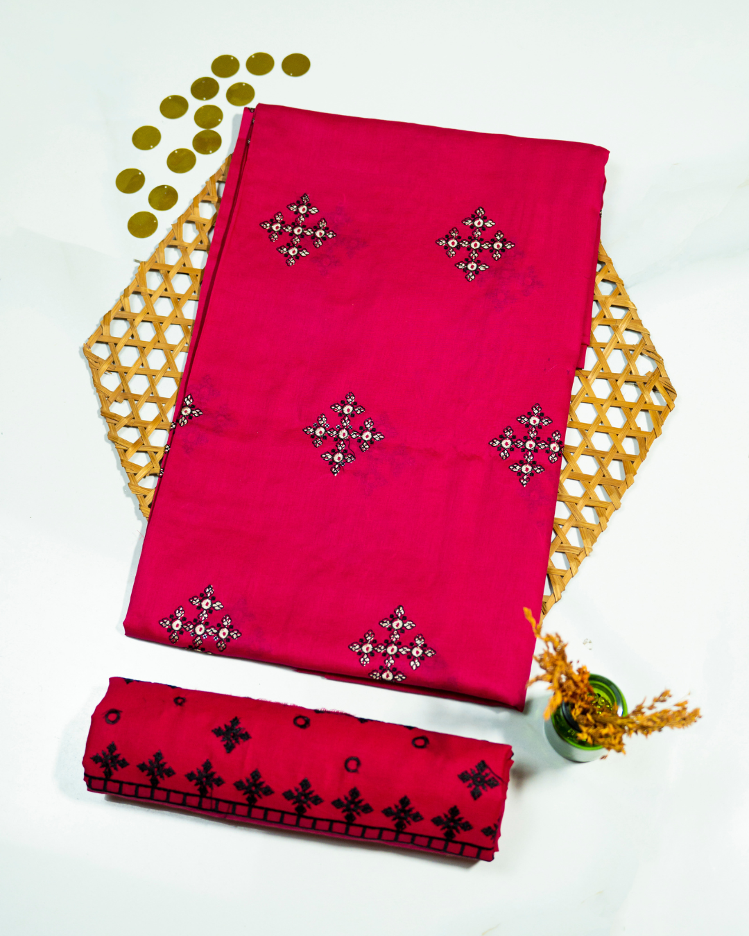 QL-EL-V2-09 Embroidered Lawn 2 PCs