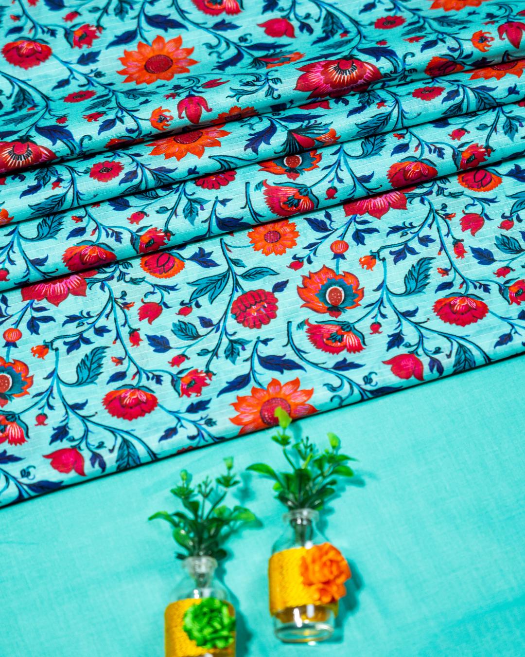 QL-DPDL-V2-14 Digitally Printed Dobby Lawn 2 Pcs