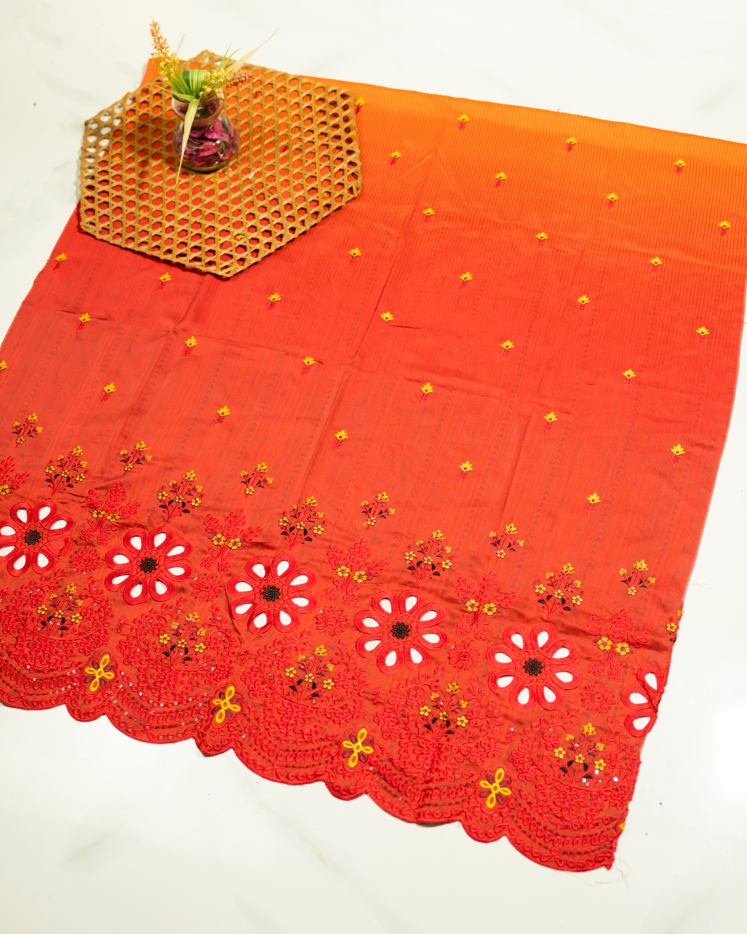 QL-EVU-V1-08 Embroidered Viscose 3Pcs