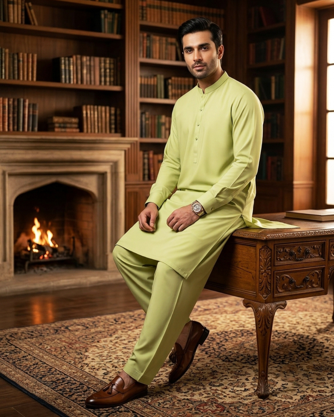 QL-WNWM-V2-09 Wash & Wear Shalwar Kameez