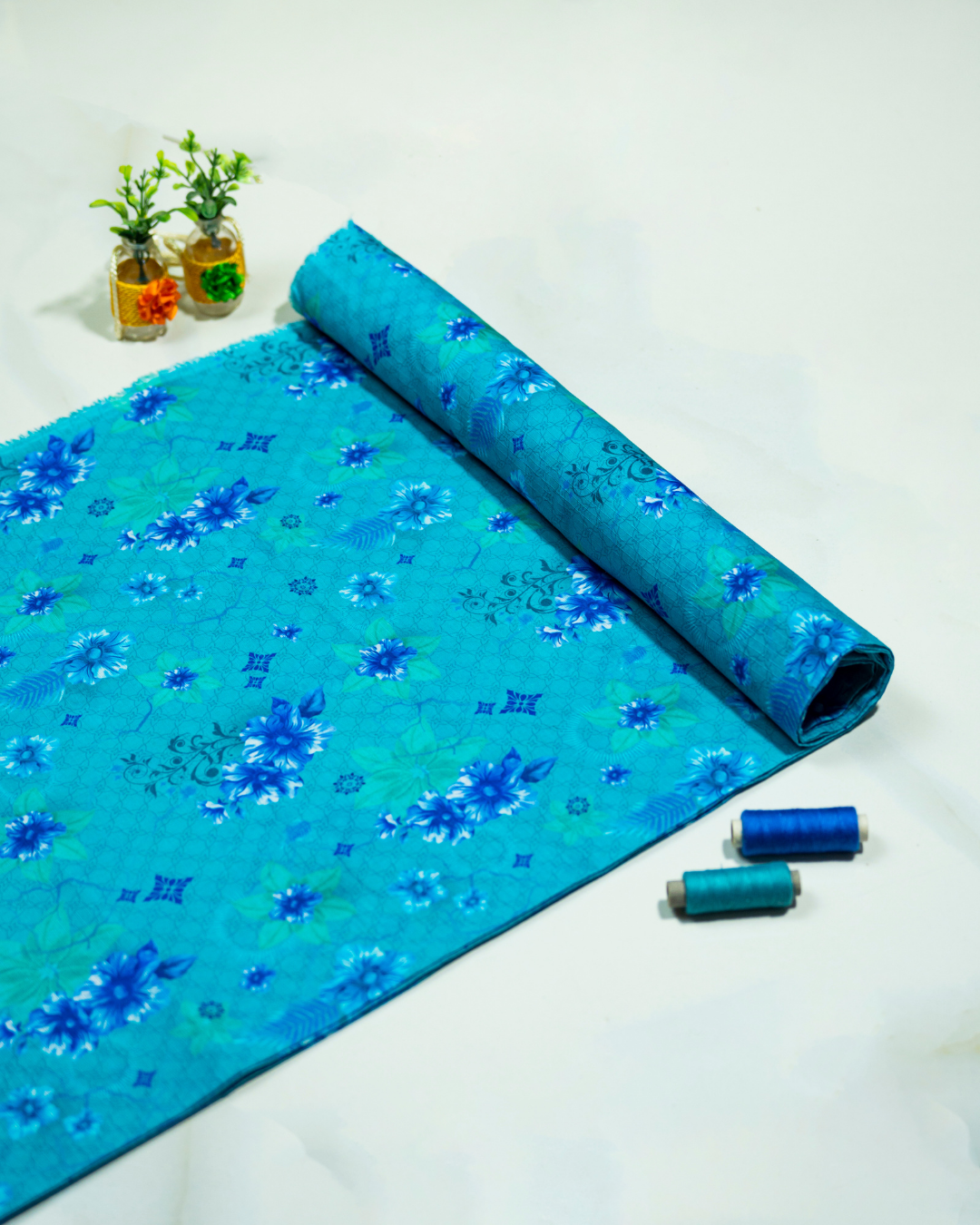 QL-DPDL-V1-16 Digitally Printed Dobby Lawn 2 Pcs