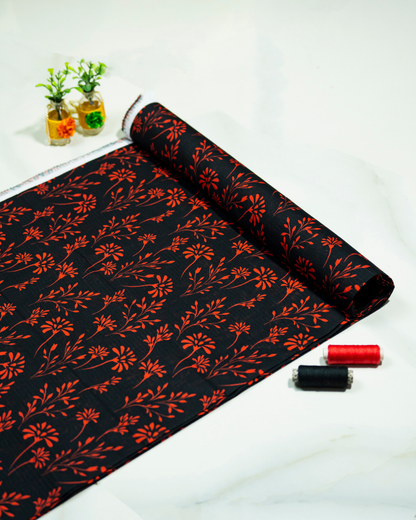 QL-DPDL-V1-17 Digitally Printed Dobby Lawn 2 Pcs