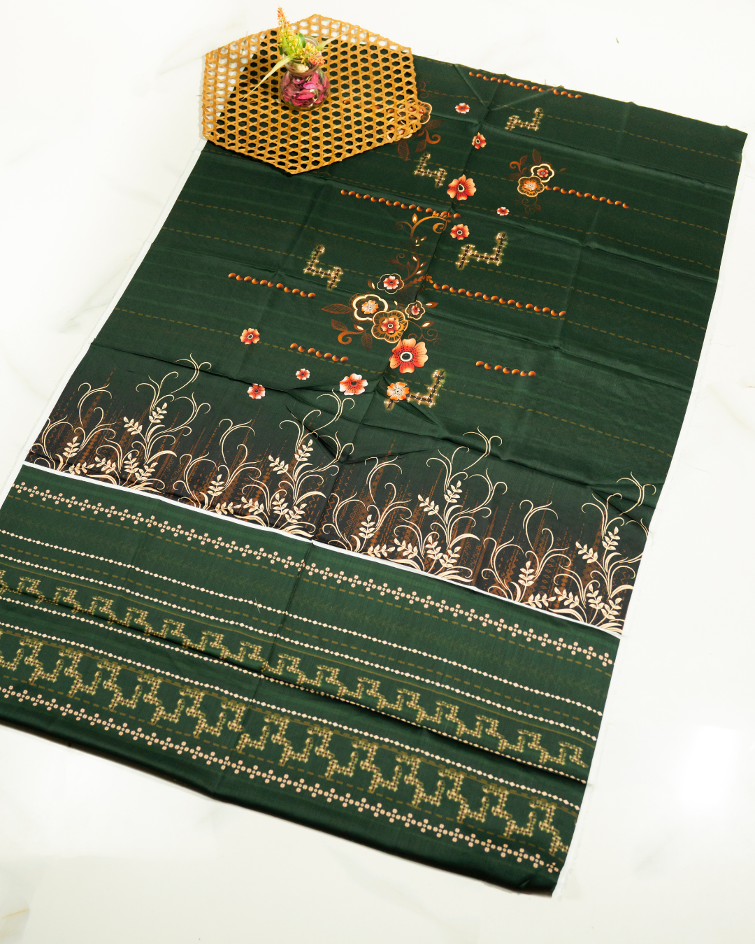 QL-EVU-V1-09 Embroidered Viscose 3Pcs