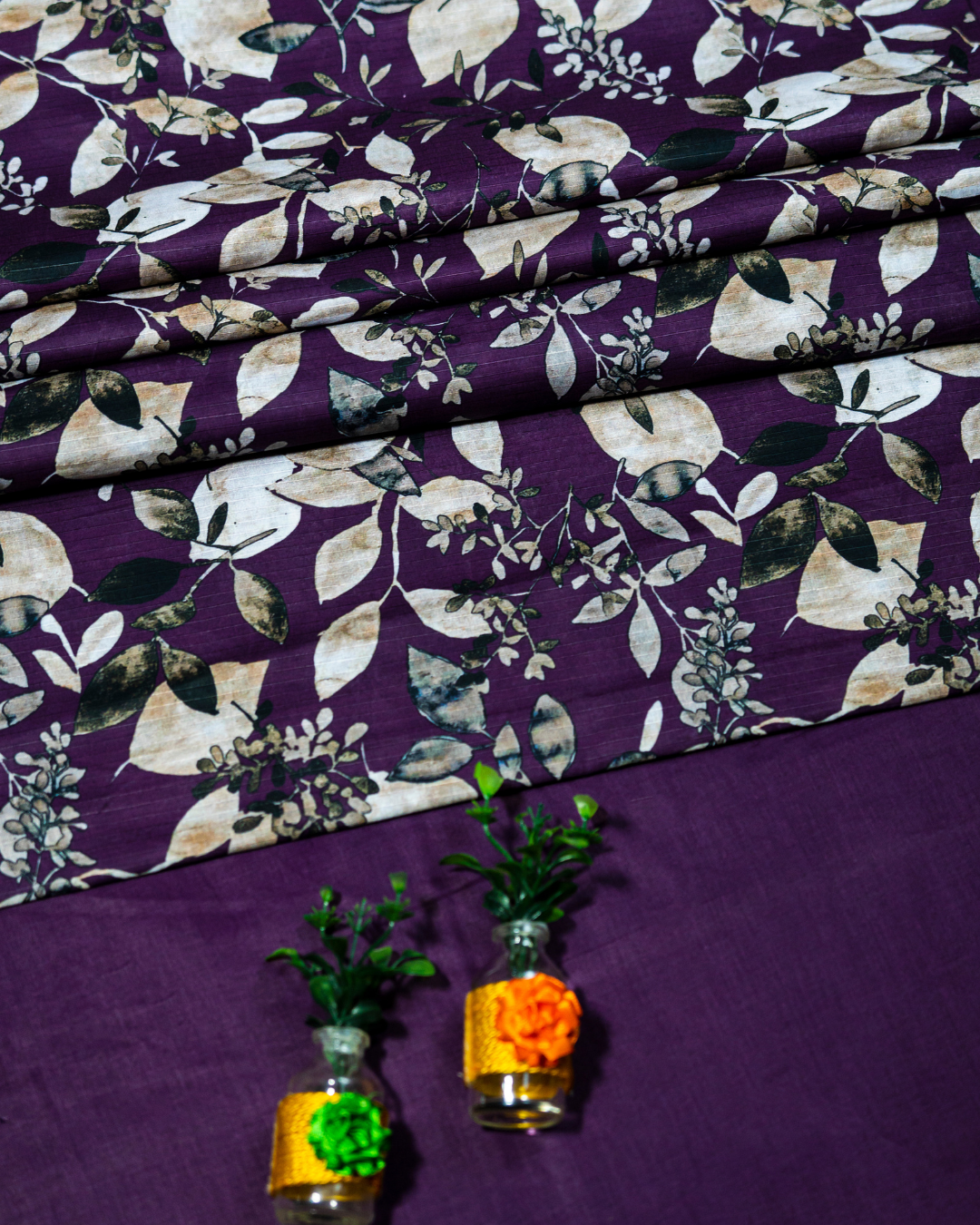 QL-DPDL-V2-19 Digitally Printed Dobby Lawn 2 Pcs