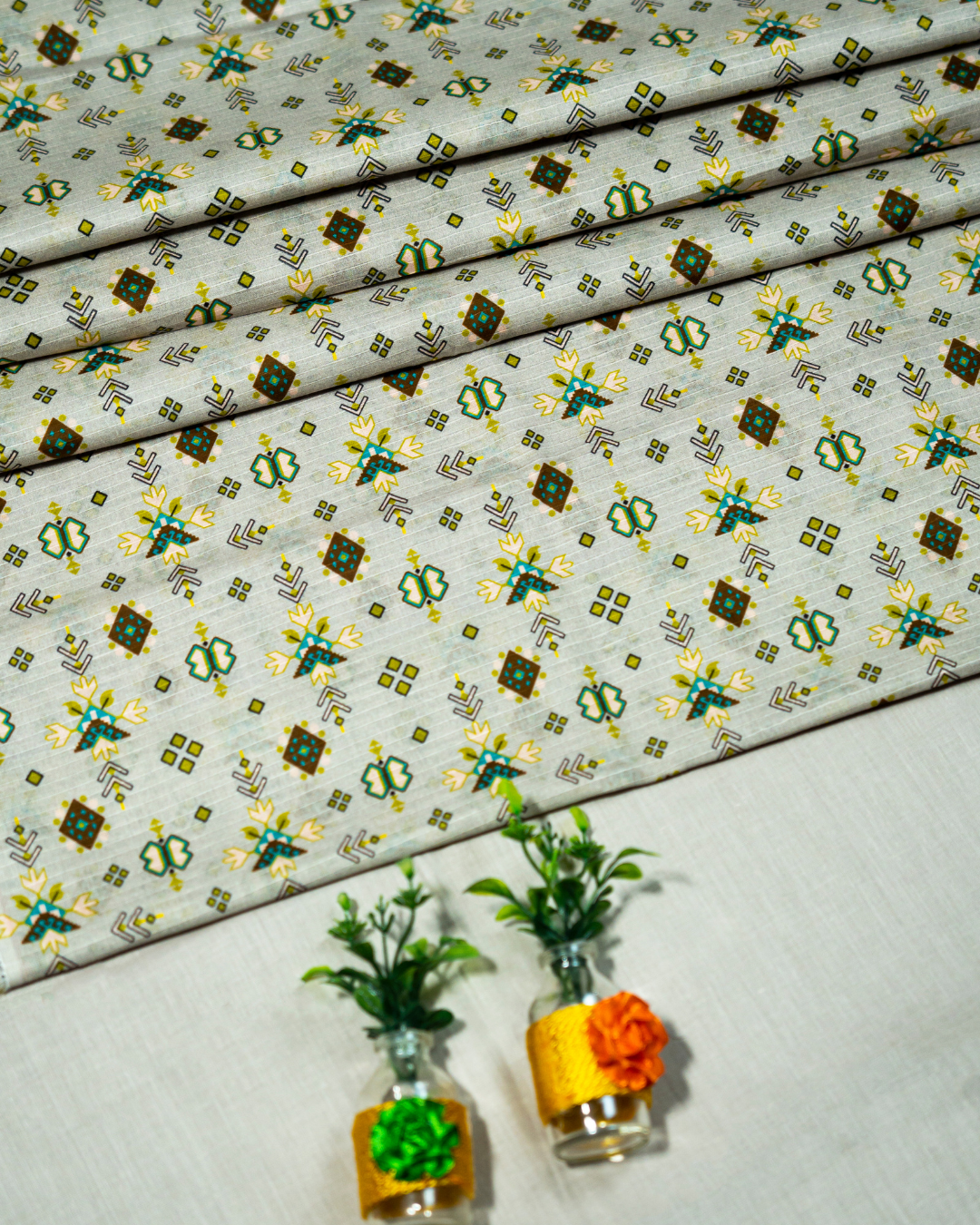 QL-DPDL-V2-20 Digitally Printed Dobby Lawn 2 Pcs