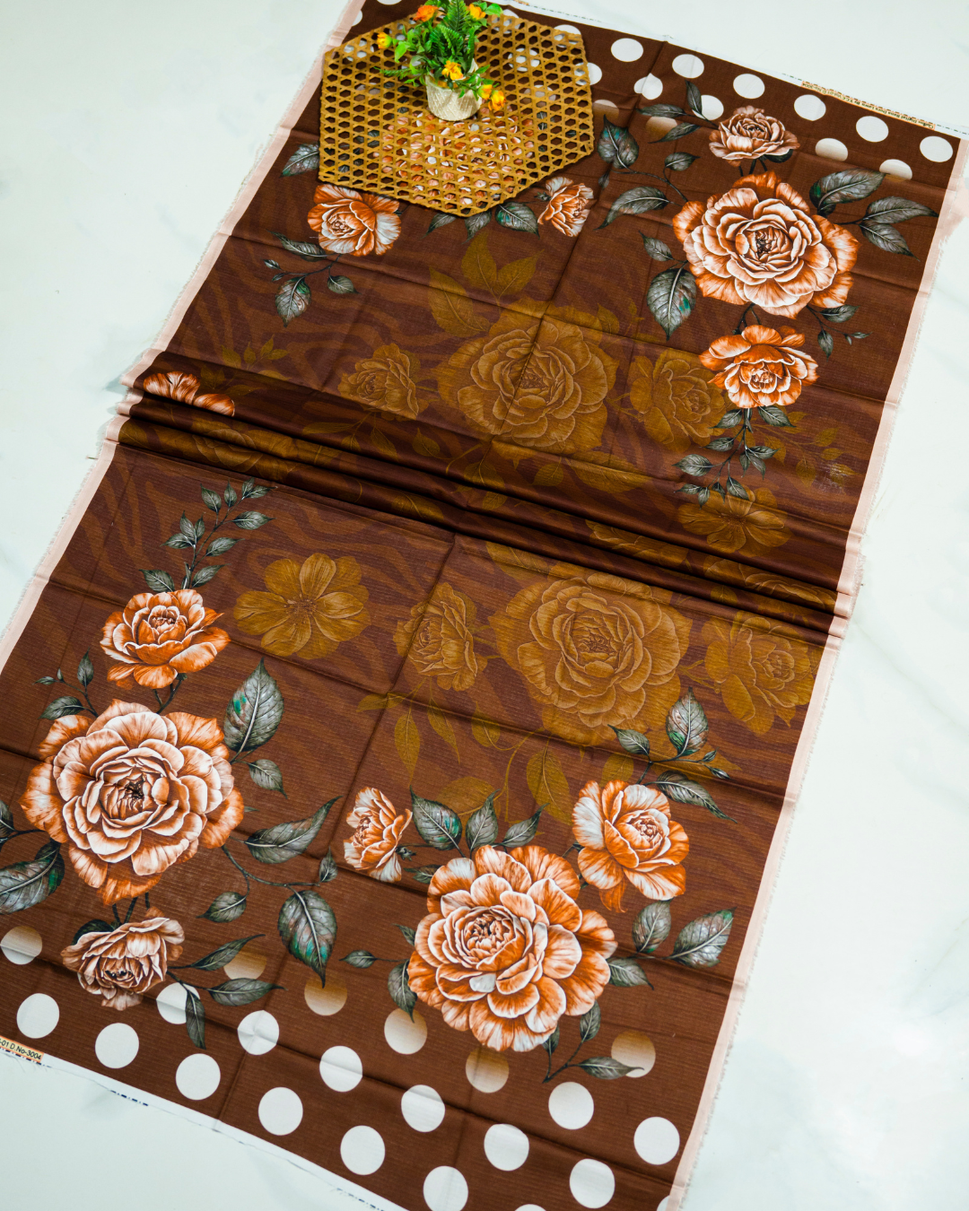 QL-DPDL-V1-1 Digitally Printed Dobby Lawn 3 Pcs