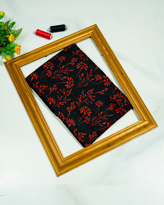 QL-DPDL-V1-17 Digitally Printed Dobby Lawn 2 Pcs
