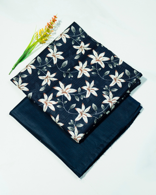 QL-DPDL-V2-15 Digitally Printed Dobby Lawn 2 Pcs