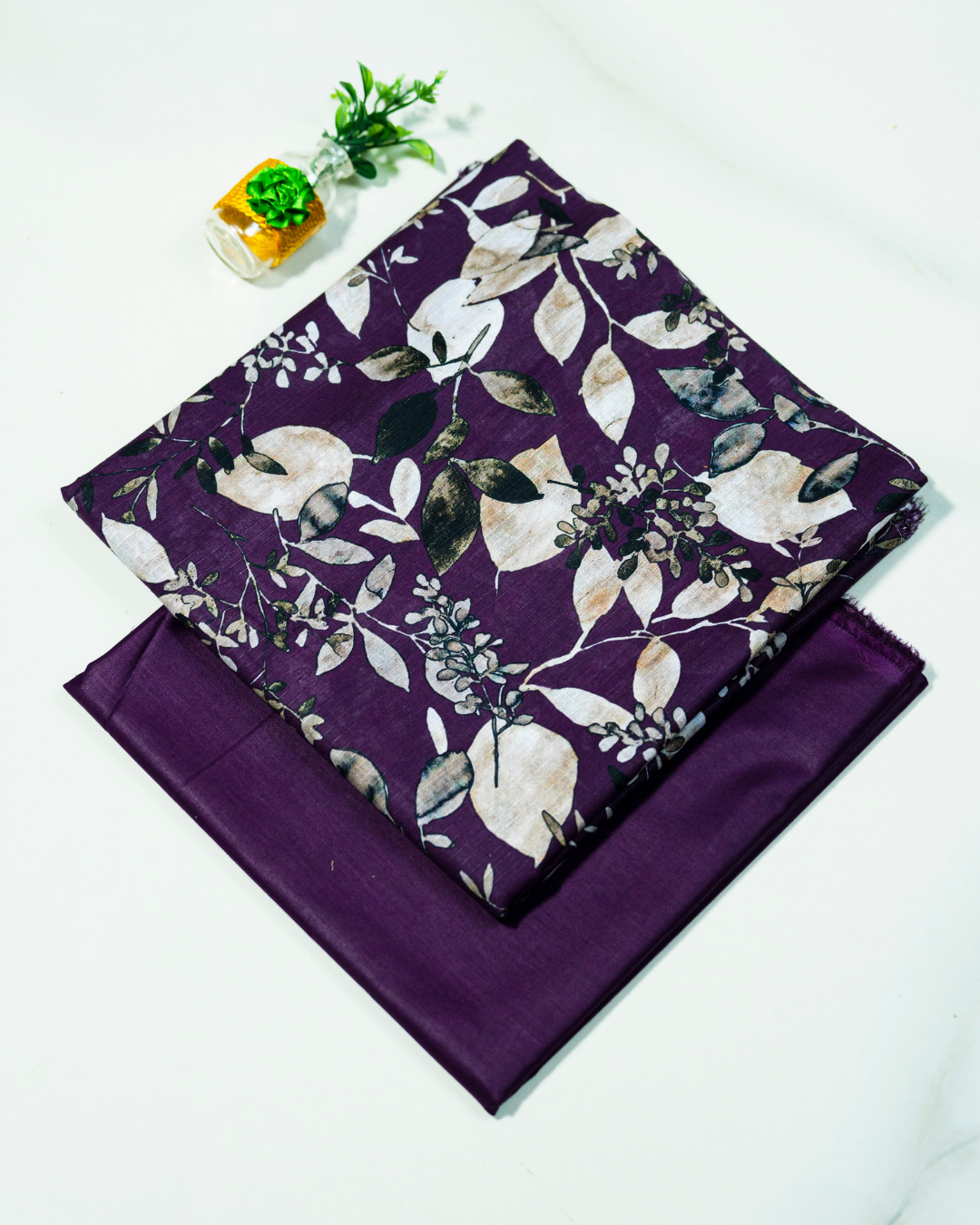 QL-DPDL-V2-19 Digitally Printed Dobby Lawn 2 Pcs