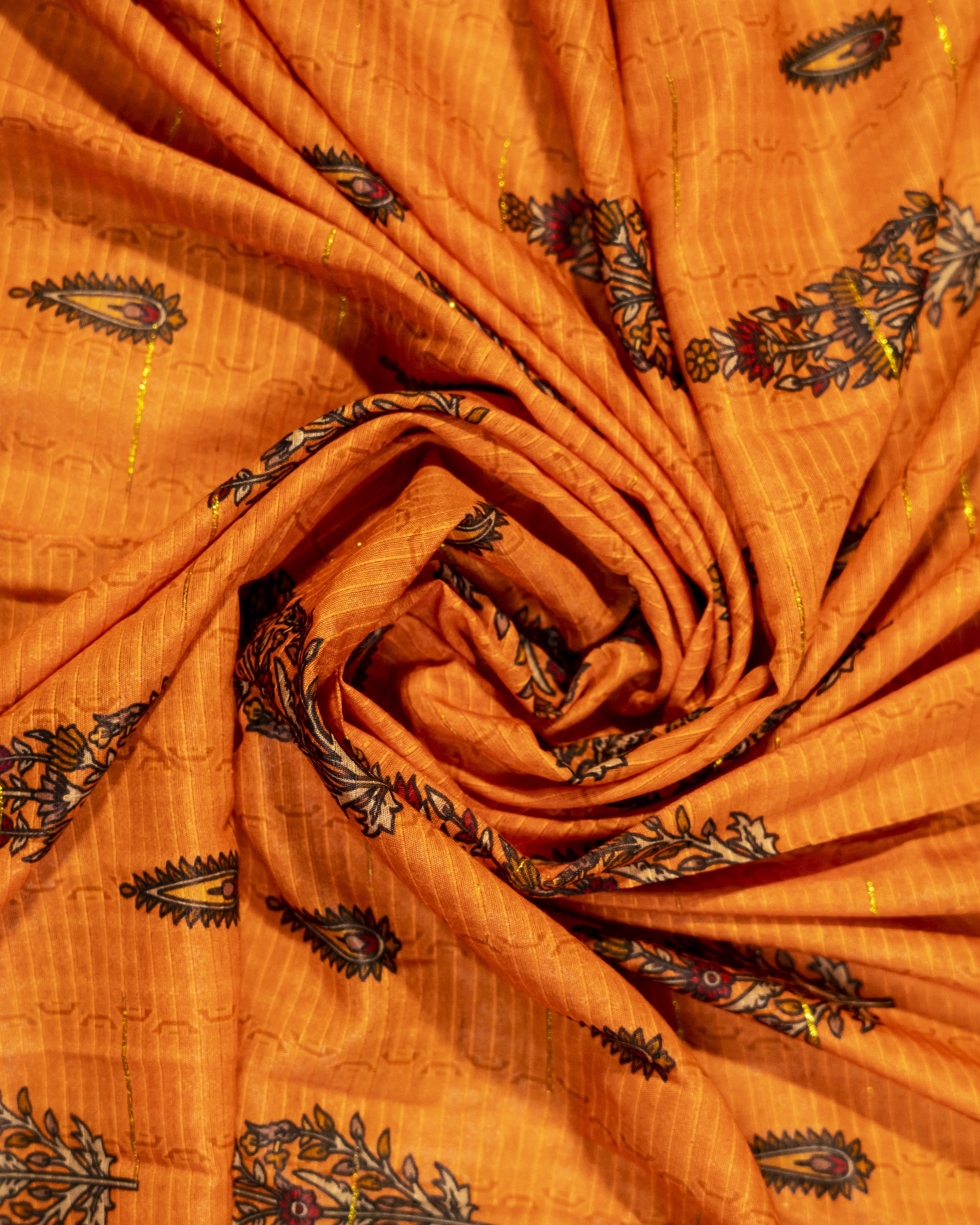 QL-DPSL-V1-06 Digitally Printed Slub Linen 3PCs