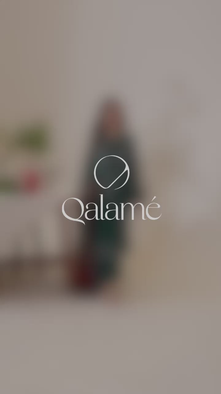 Amaya 3-piece set styled shot – viscose shirt, silk dupatta, dyed trouser